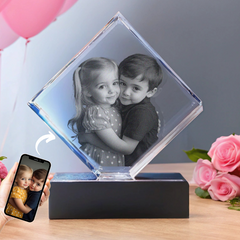 Valentine's Personalized Crystal 3D Photo Diamond